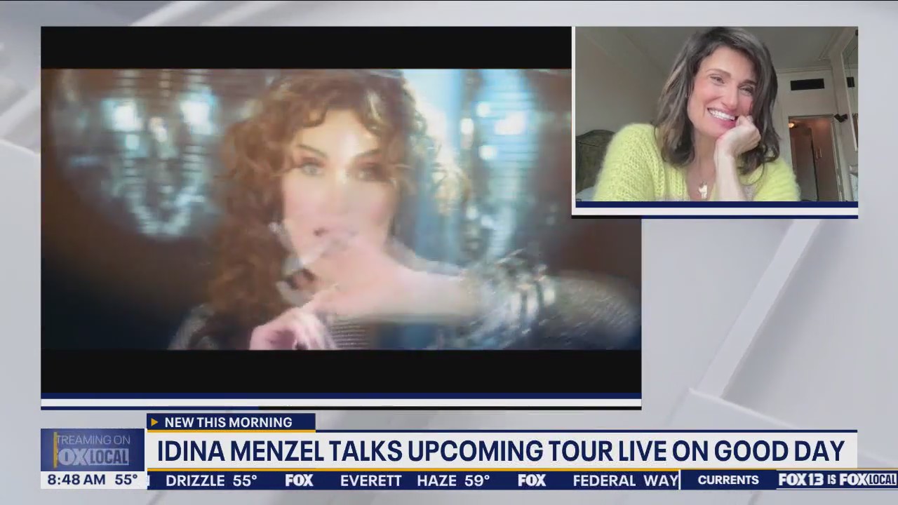 Idina Menzel talks upcoming tour on Good Day Seattle