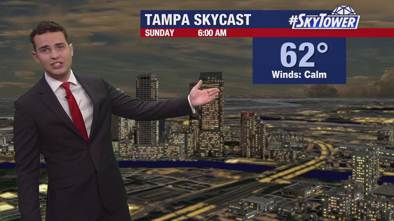 Tampa Weather | Calm winds heading into the evening