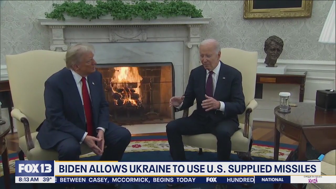 Biden allows Ukraine to use US-supplied missiles