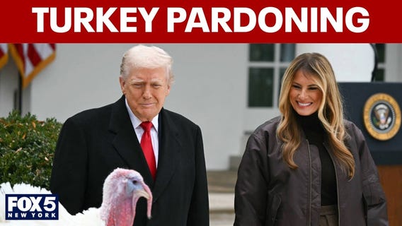 FULL: Trump pardons turkeys ahead of Thanksgiving