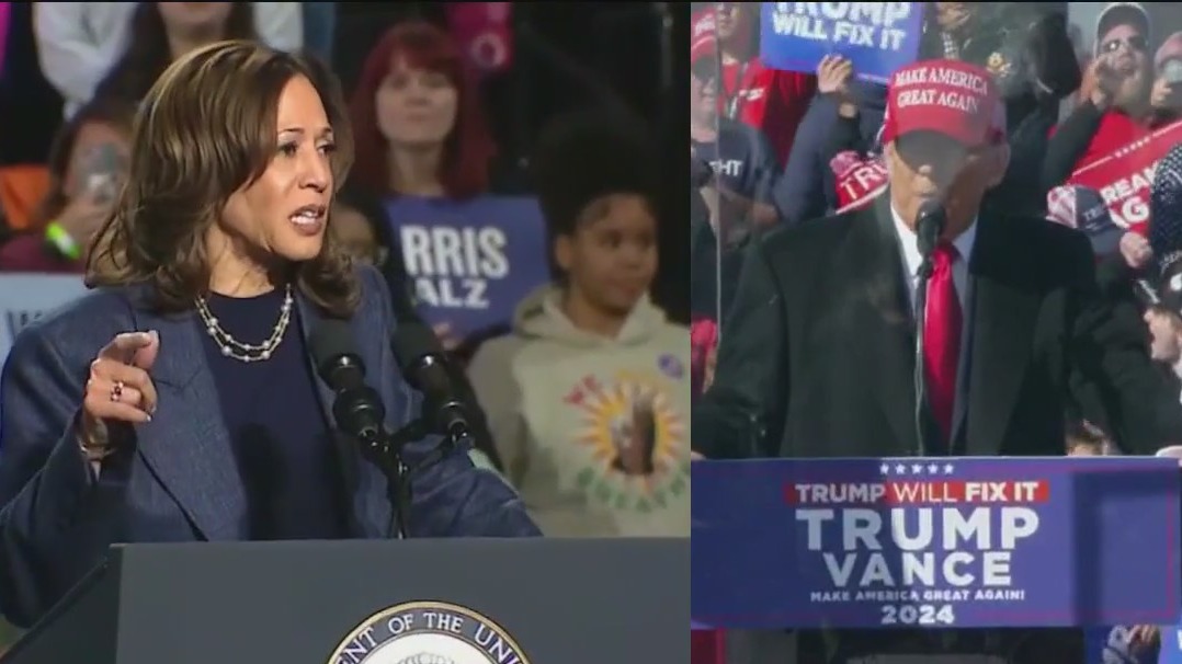 Trump, Harris make final pitch to voters