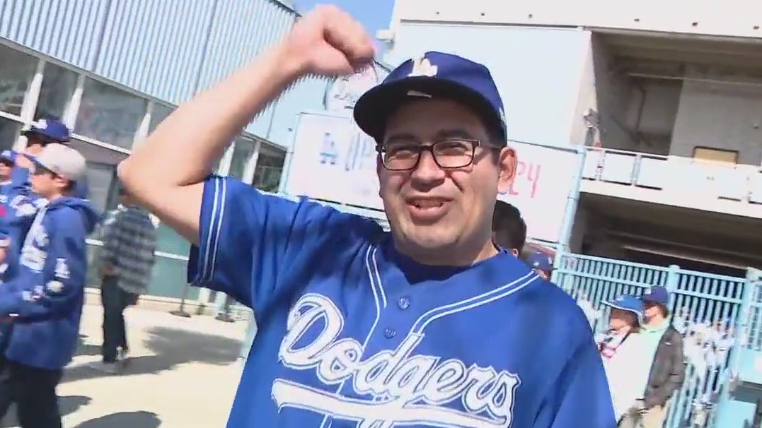 Opening day for LA Dodgers