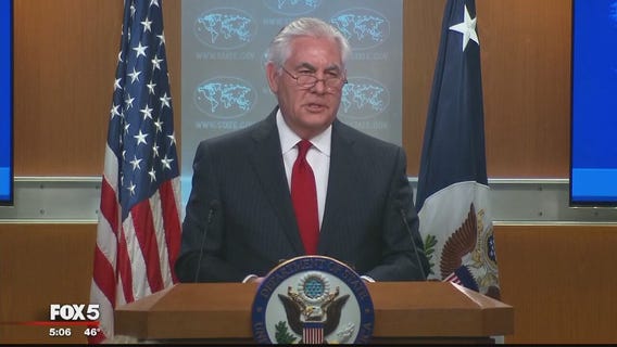 President Trump fires Rex Tillerson as Secretary of State, replacing with CIA's Mike Pompeo