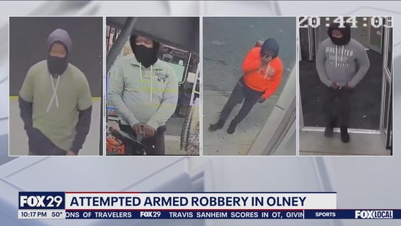 Attempted armed robbery in Olney