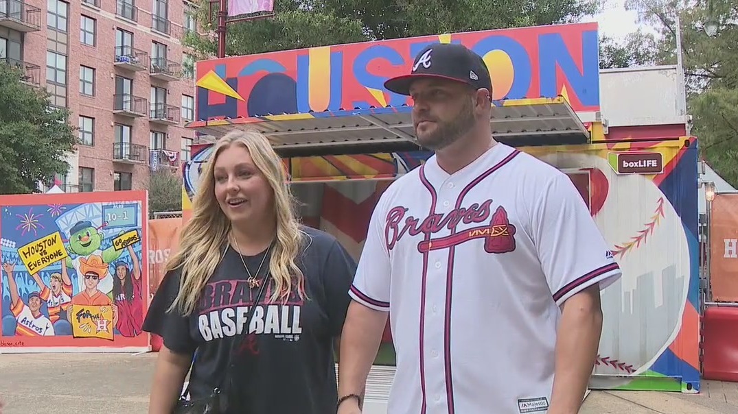 Braves fans in Houston