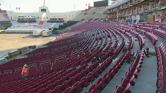 Exclusive look at renovations happening to LA Memorial Coliseum