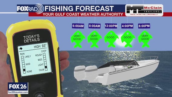 Fishing forecast for Sunday, June 14