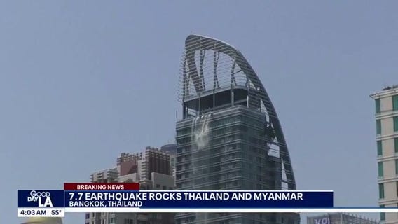 Violent earthquake rocks Thailand, Myanmar