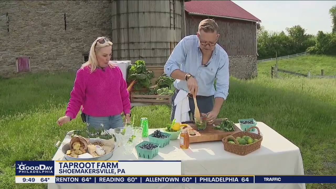 Fresh blueberries at Taproot Farms make for some great recipes