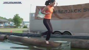 FOX 9 reporter attempts Boom Run in Stillwater