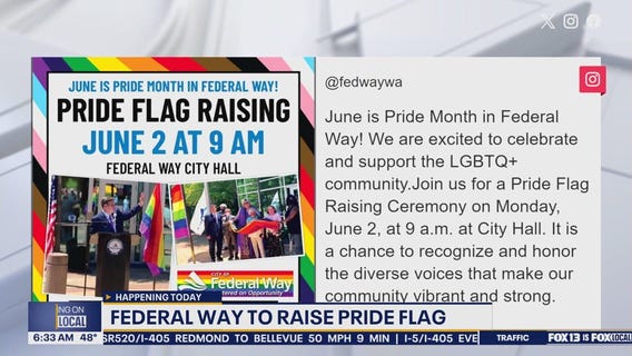 Pride flag to be raised in Federal Way, WA