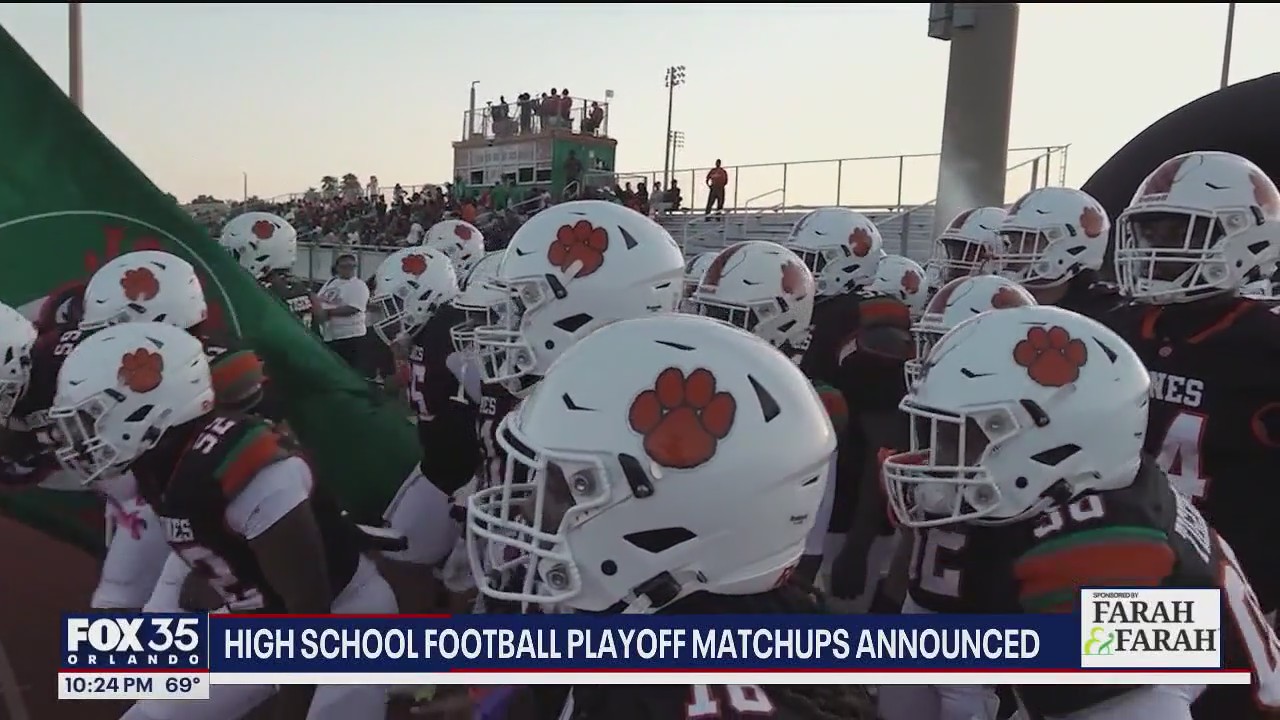 Here are the high school football playoff matchups