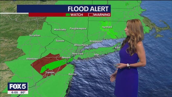 Flood watches, warnings for Sunday