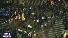 De Blasio, Shea address violent NYC protests