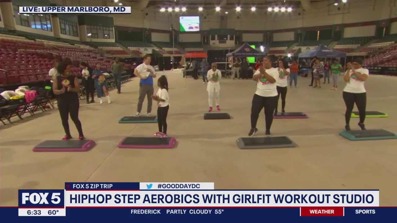 HipHop step aerobics with GirlFit