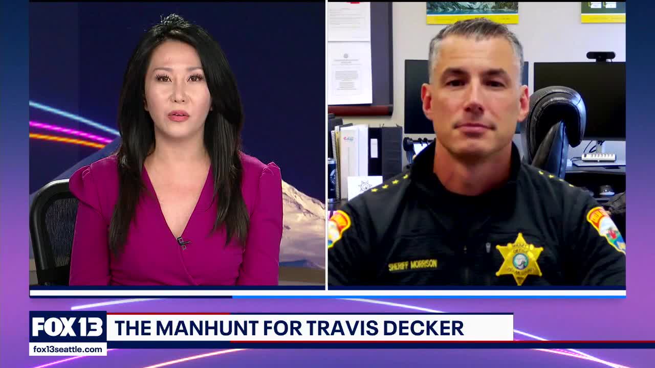 Chelan County Sheriff gives update on Travis Decker manhunt | FOX 13 ...
