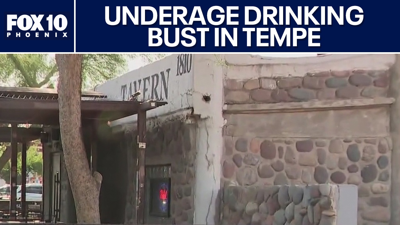 Massive underage drinking bust in Tempe