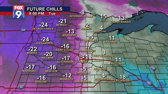 Temps to tumble Tuesday