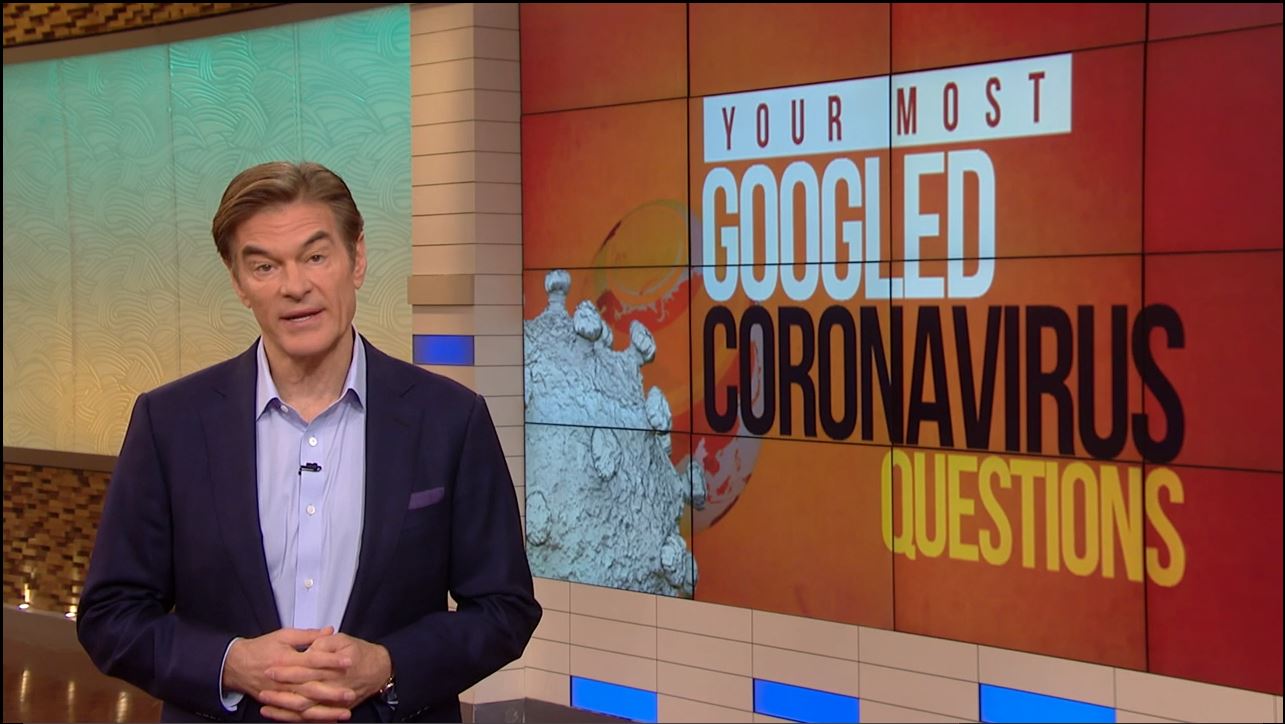 Dr. Oz's COVID-19 minute