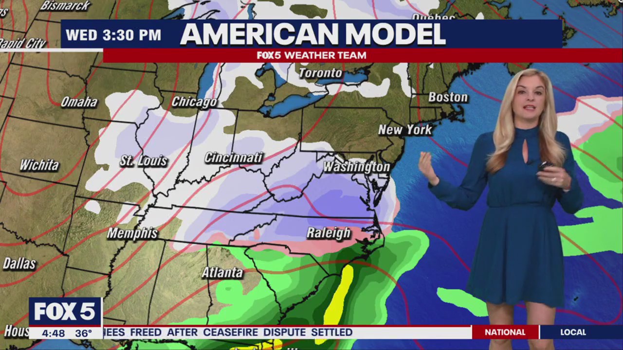 DC snow forecast: All eyes on midweek winter storm | FOX 5 DC