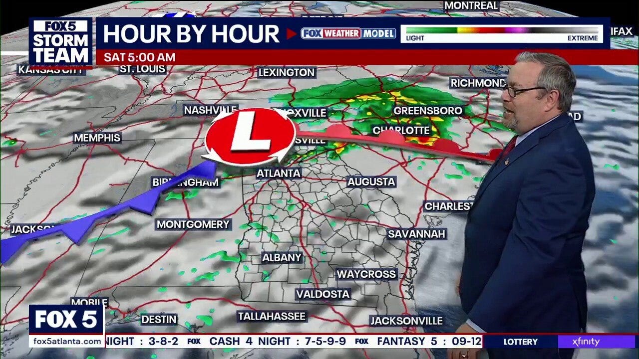 Thursday morning weather forecast