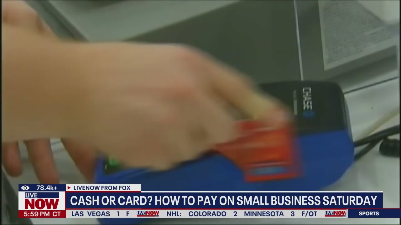 Cash or card? How to pay on 'Small Business Saturday'