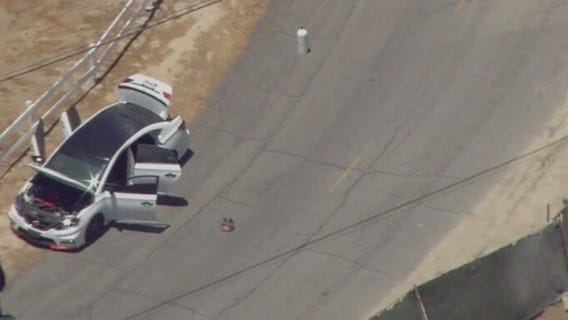 Woman found dead inside burning vehicle in La Habra Heights