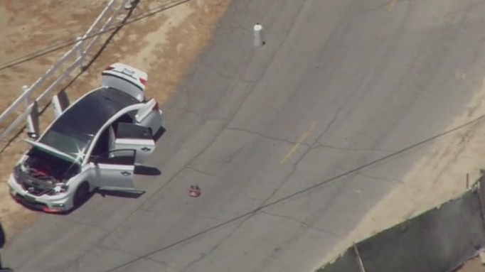 Woman found dead inside burning vehicle in La Habra Heights