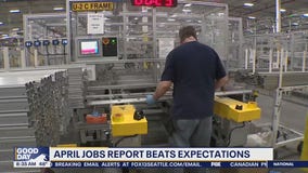 April jobs report better than expected