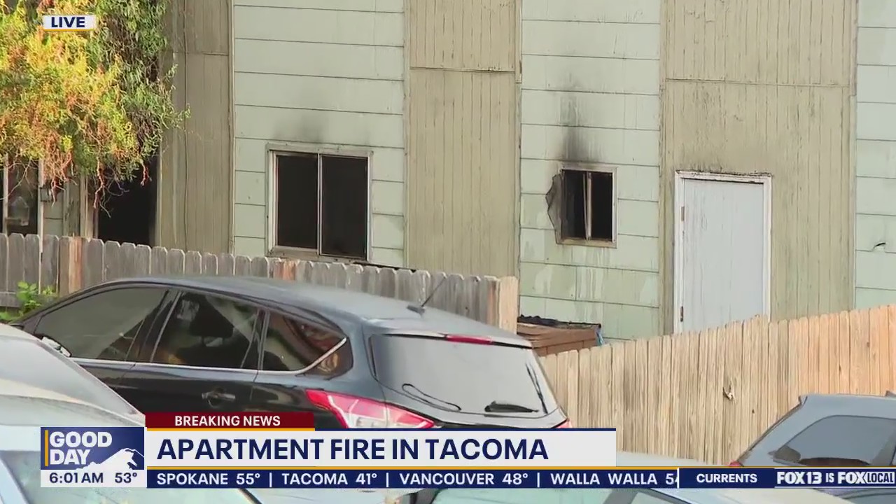 1 hospitalized after apartment fire in Tacoma, WA