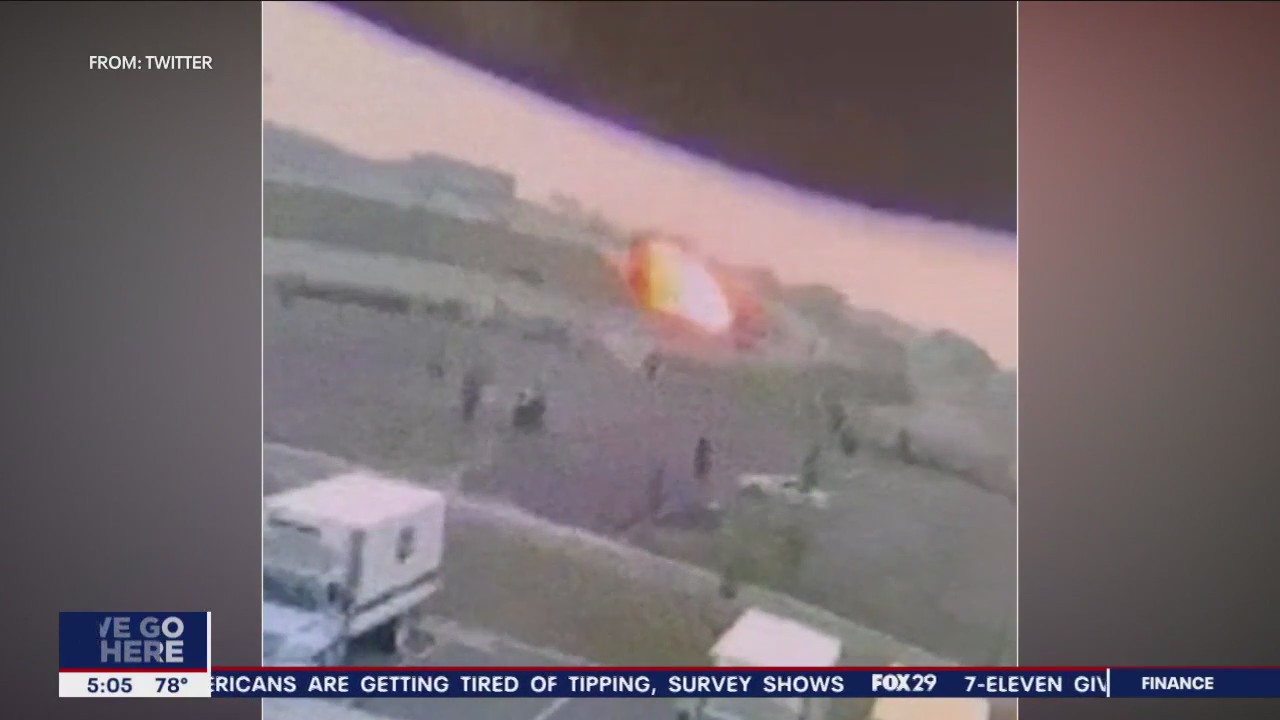 I-95 collapse: Surveillance video captures tanker crash, fire in Northeast Philadelphia