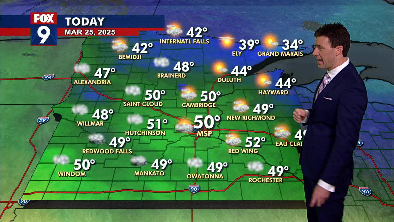 MN weather: Some sunshine, stray drips Tuesday