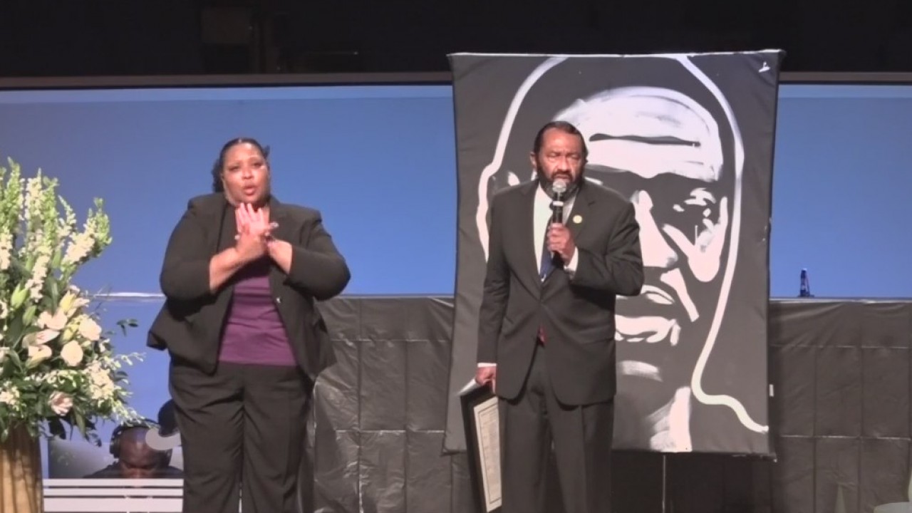 Congressman Al Green calls for America to reconcile differences with black citizens