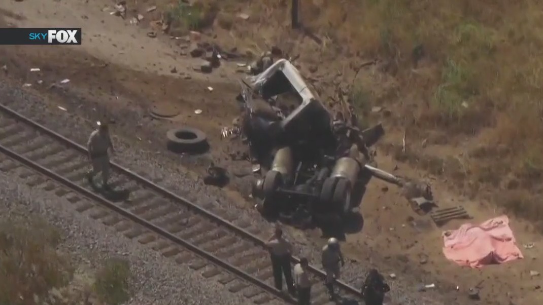 Train crashes into semi-truck, driver killed
