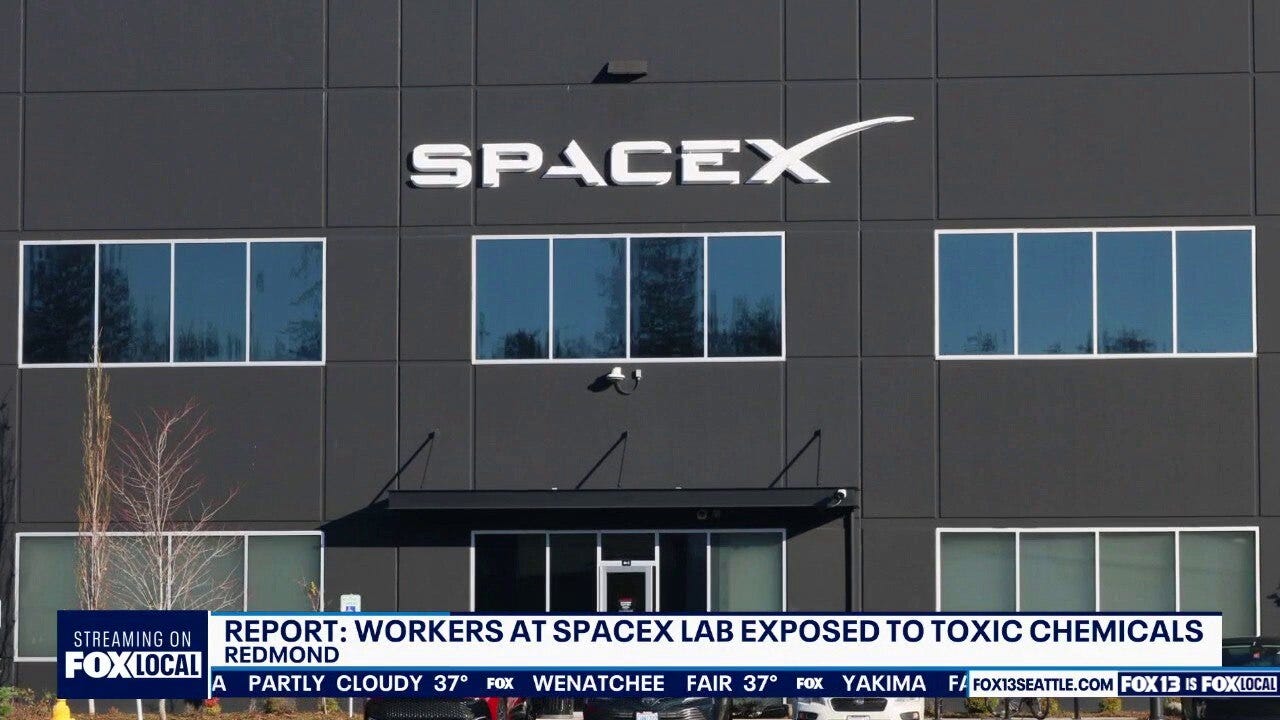 Report: Workers at Redmond SpaceX lab exposed to toxic chemicals