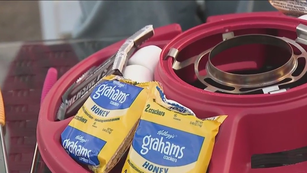 Winter Picnic in a Snow Globe