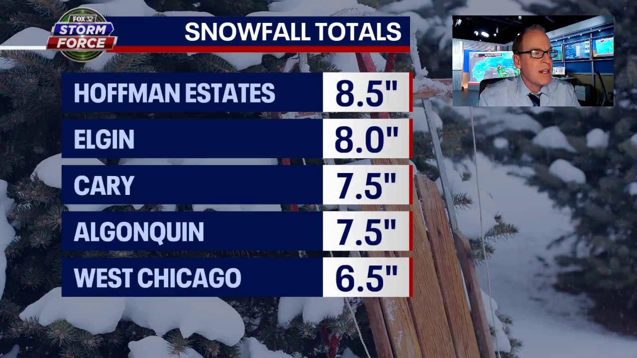 Chicago winter storm - 5 PM update