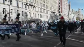 L.D. Bell band marches in Macy's Thanksgiving Day parade