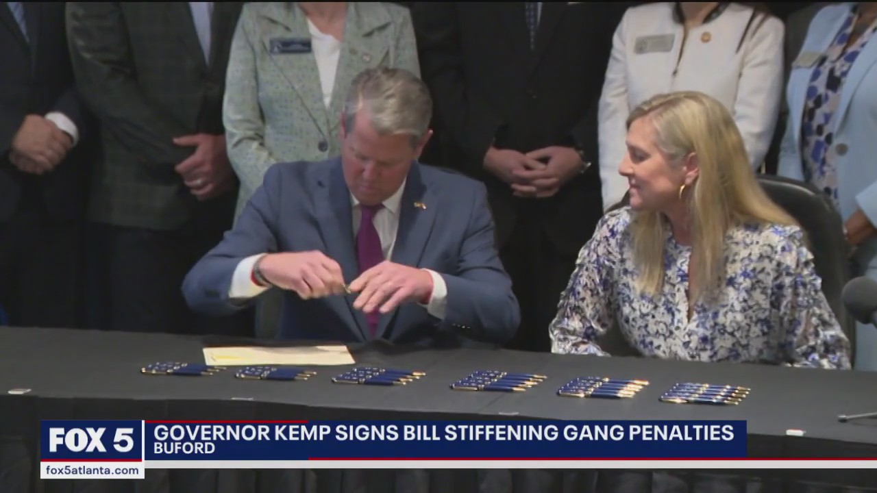Kemp signs anti-gang bills into law
