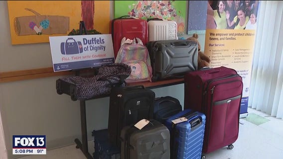 'Duffels of Dignity' program aims to help foster kids