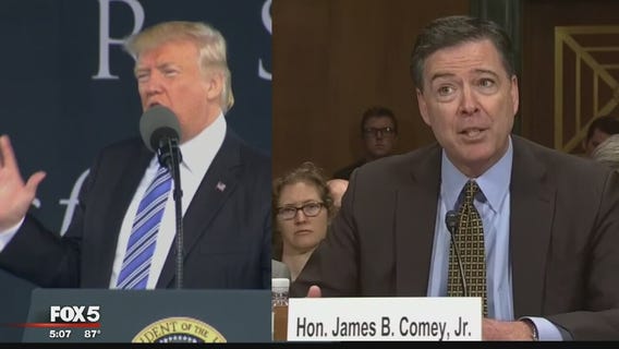 No tapes: Trump says he didn't record meetings with Comey