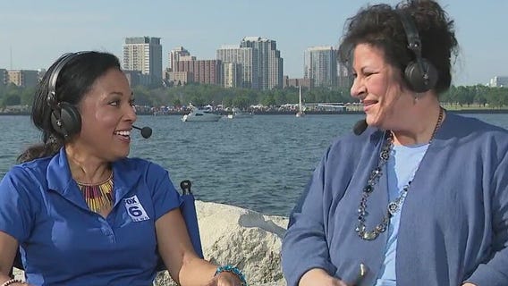 Milwaukee Lakefront Fireworks Show, Bartolotta Restaurants' Maria Bartolotta talks with Mary Stoker Smith