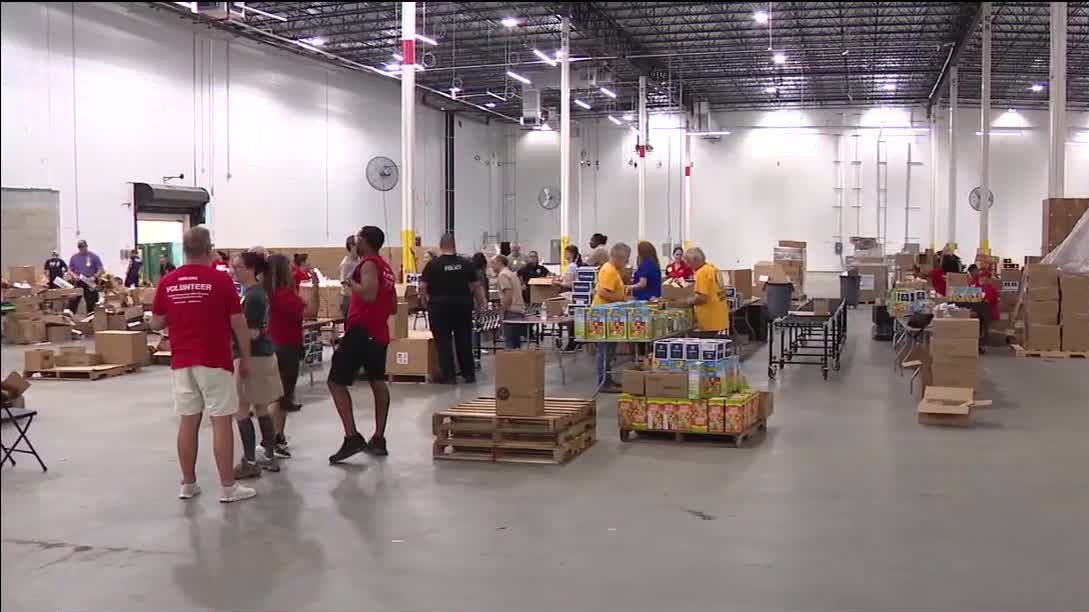 Relief for Jamaica packed in Pinellas Park