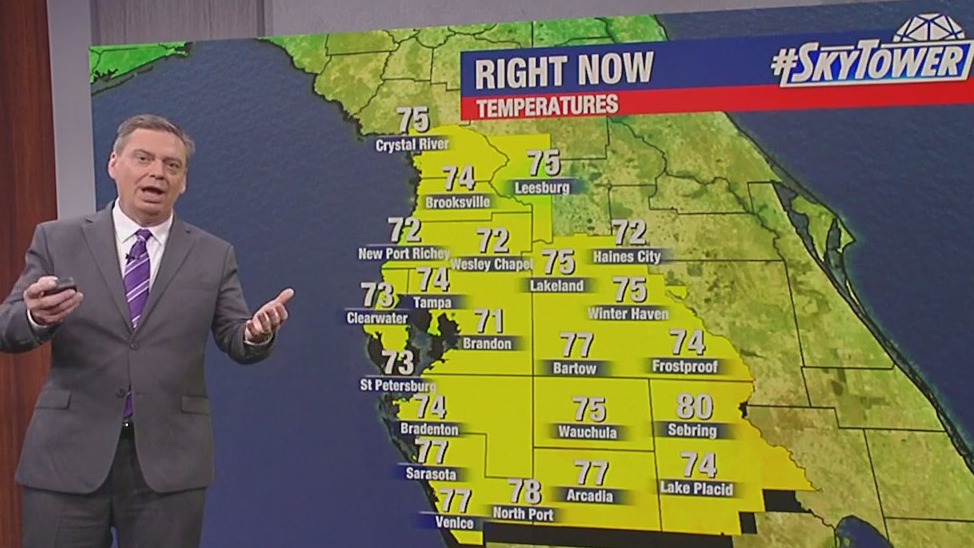 Tampa weather | Wednesday afternoon forecast