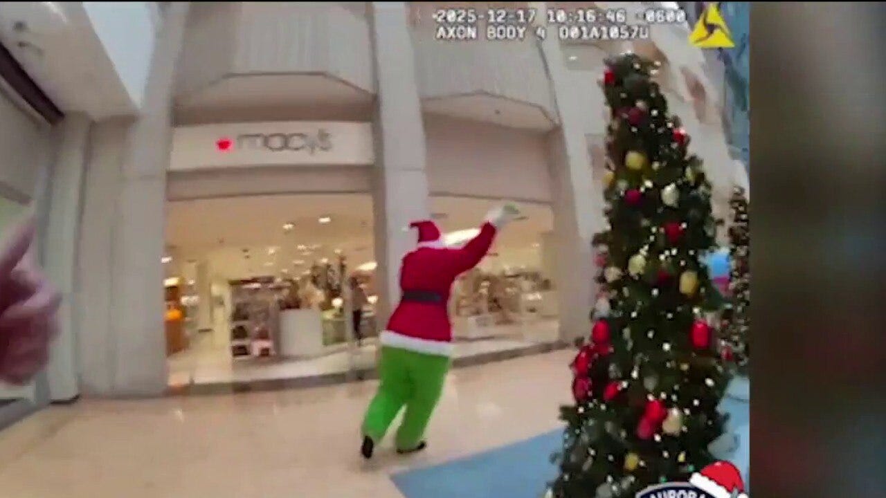 Aurora police arrest the Grinch
