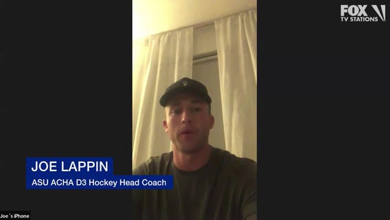 ASU ice hockey team fundraises for trip to nationals