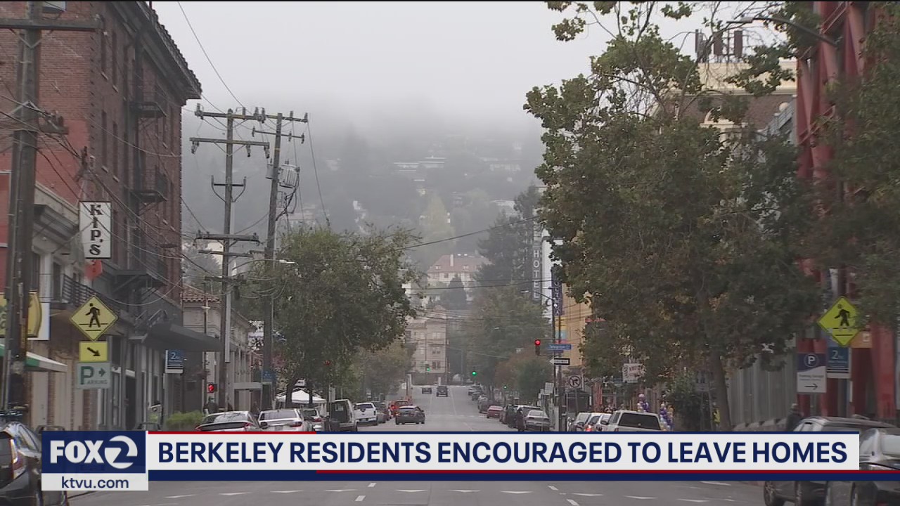Berkeley residents encouraged to leave homes