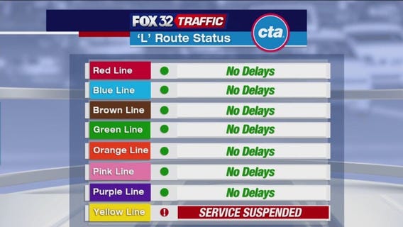 CTA Yellow Line service remains suspended due to Rogers Park crash