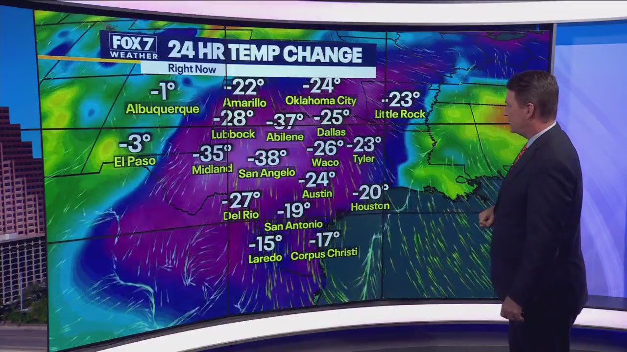 Central Texas weather: Freeze possible tonight in wake of cold front