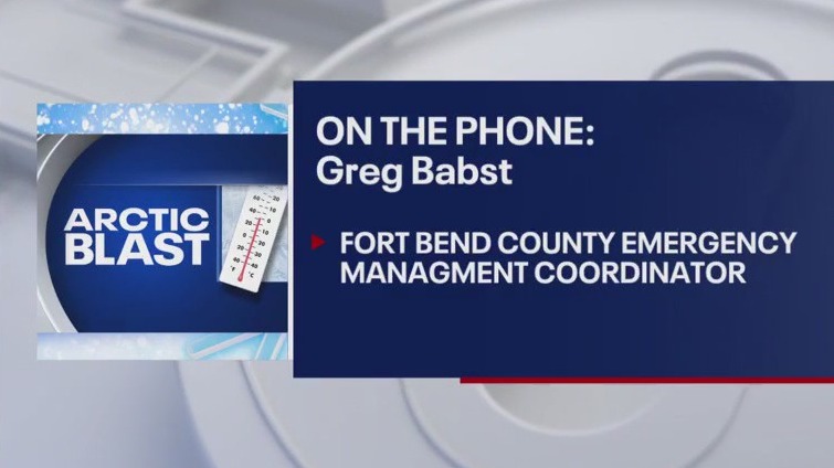 Arctic blast: Fort Bend Emergency Management Coordinator on the line